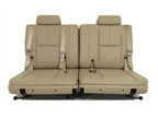 2007 - 2014 GMC Yukon Chevy Suburban Tahoe Third Row Seat, LT Tan Leather Pair
