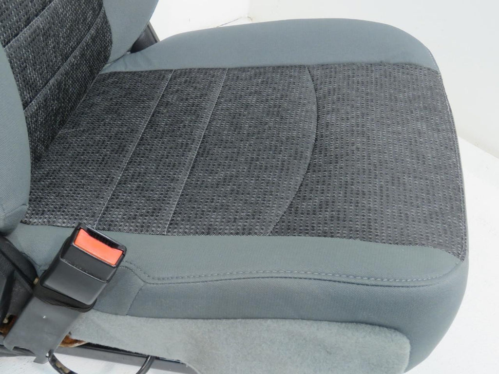 2009 - 2018 Dodge Ram Front Bucket Seats, Diesel Gray Cloth w/ Power Driver