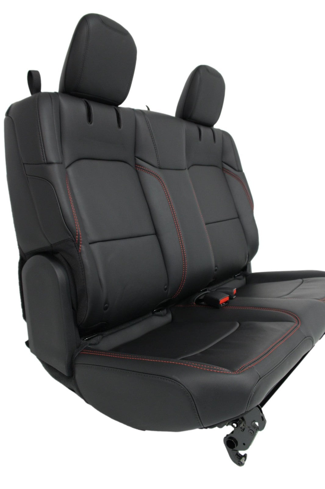 2019 - 2026 Jeep Wrangler JL 2-Door Rear Seat, Nappa Black Leather Rubicon Red