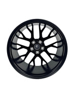 Porsche 911 992 RS Spyder Design 20"/21" Staggered Wheel Set Black w/ TPMS Lugs