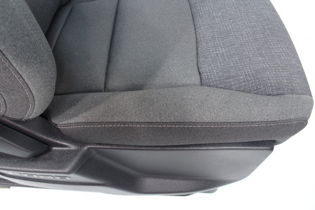 2021 - 2026 Ford F150 Super Duty Front Seats, XLT Gray Cloth 8-Way Power Driver