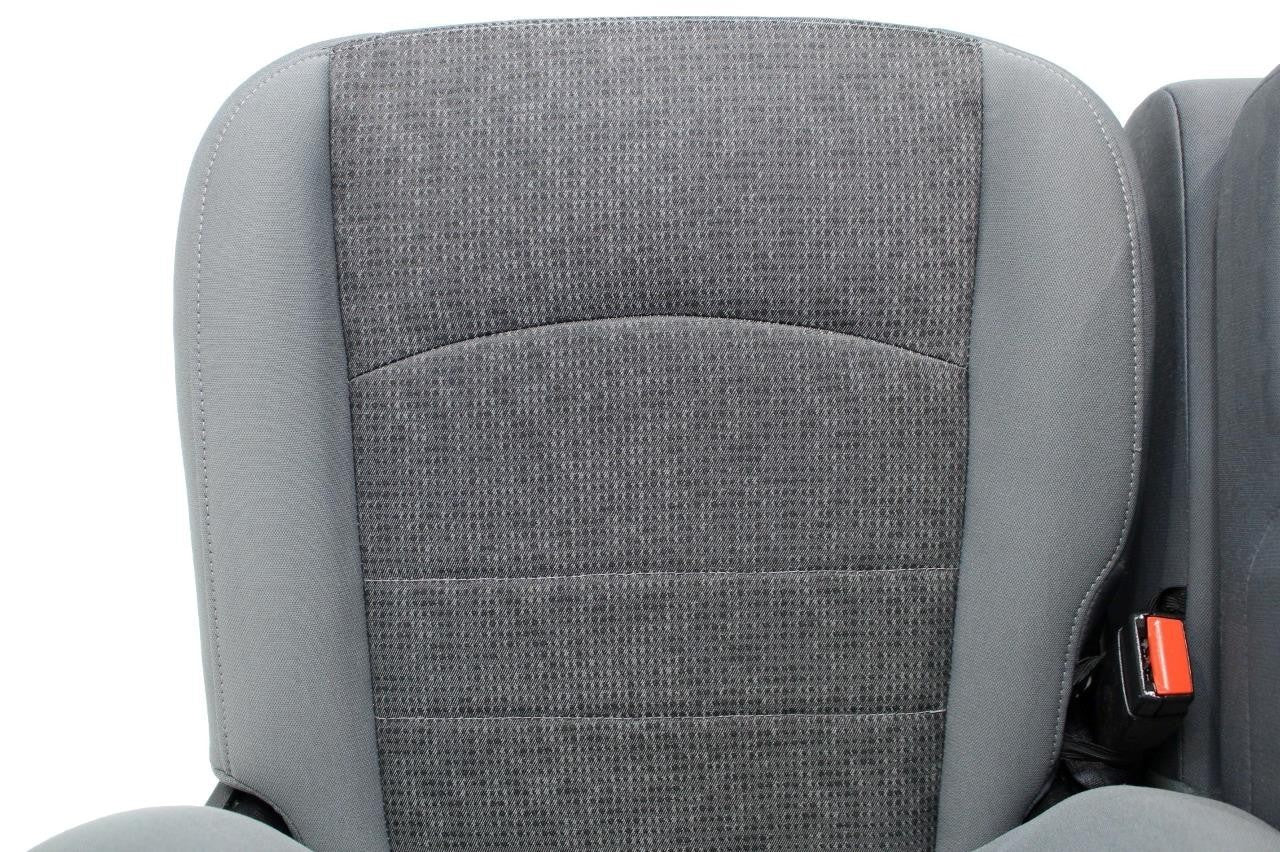 2009 - 2018 Dodge Ram Front Bench Seat, Powered w/ Center Jumpseat, Diesel Gray