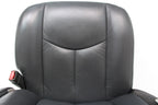 1999 - 2007 Chevy Silverado Seats, OEM Powered Heated Dark Pewter Leather