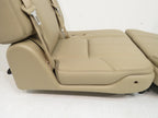 2007 - 2014 GMC Yukon Chevy Suburban Tahoe Third Row Seat, LT Tan Leather Pair