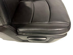 2002 - 2018 Dodge Ram Seats Set, Crew Cab Katzkin Black Leather Powered Heated