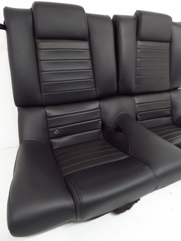 2005 - 2009 Ford Mustang Seats, Coupe GT Black Leather Power Driver w/ Rear Seat