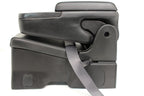 2014 - 19 Chevy Silverado GMC Sierra Black Leather Folding Jump Seat Console Kit