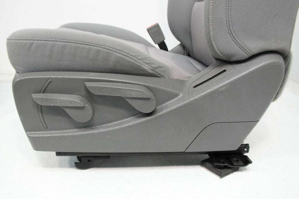2014 - 2019 Sierra Chevy Silverado Front Seats, Gray Cloth Manual w/ Lumbar
