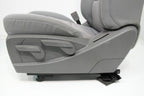 2014 - 2019 Sierra Chevy Silverado Front Seats, Gray Cloth Manual w/ Lumbar