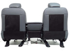 2009-2018 Dodge Ram Front Seats Set, Work Grade Gray Vinyl Split Bench Manual
