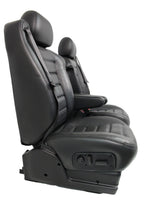 2003 - 2007 Hummer H2 Seats Set, Black Leather Powered Heated OEM