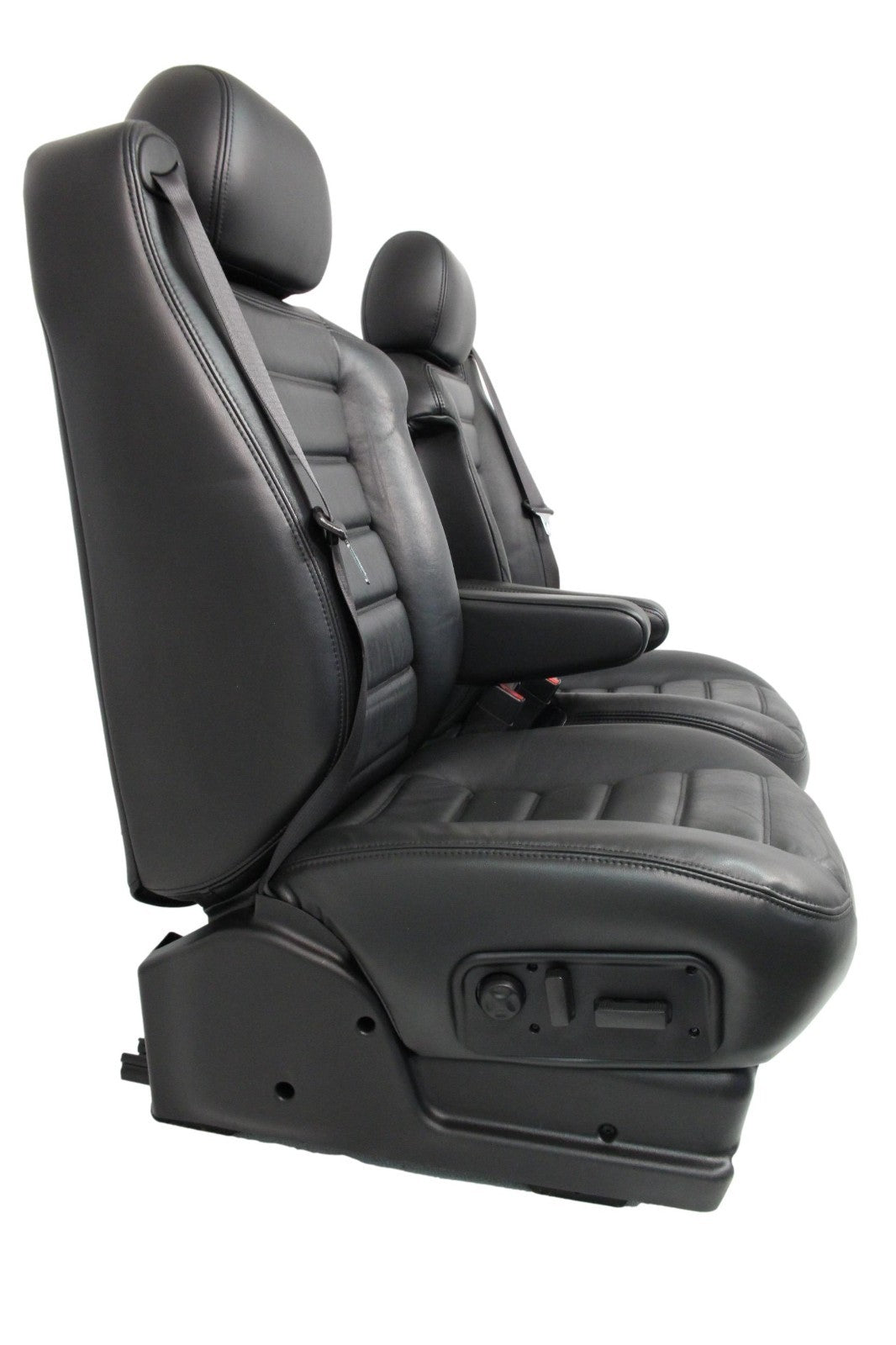 2003 - 2007 Hummer H2 Seats Set, Black Leather Powered Heated OEM