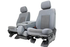 1999 - 2016 Ford Super Duty Front Seats, XLT Steel Gray Cloth Power w/ Jumpseat