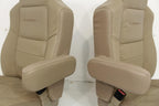 1999 - 2007 Ford Super Duty Front Bucket Seats, Tan Leather Power Heat Lariat