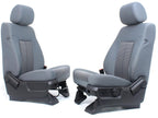 2011 - 2016 Ford Super Duty Front Seats, XLT Gray Cloth w/ Power Driver Fits 99+