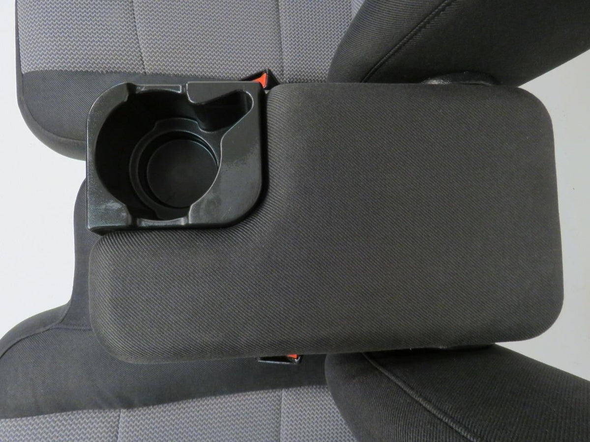 1998 - 2003 Ford Ranger Seats, Extended Cab 60-40 Split Bench, Black Gray Cloth