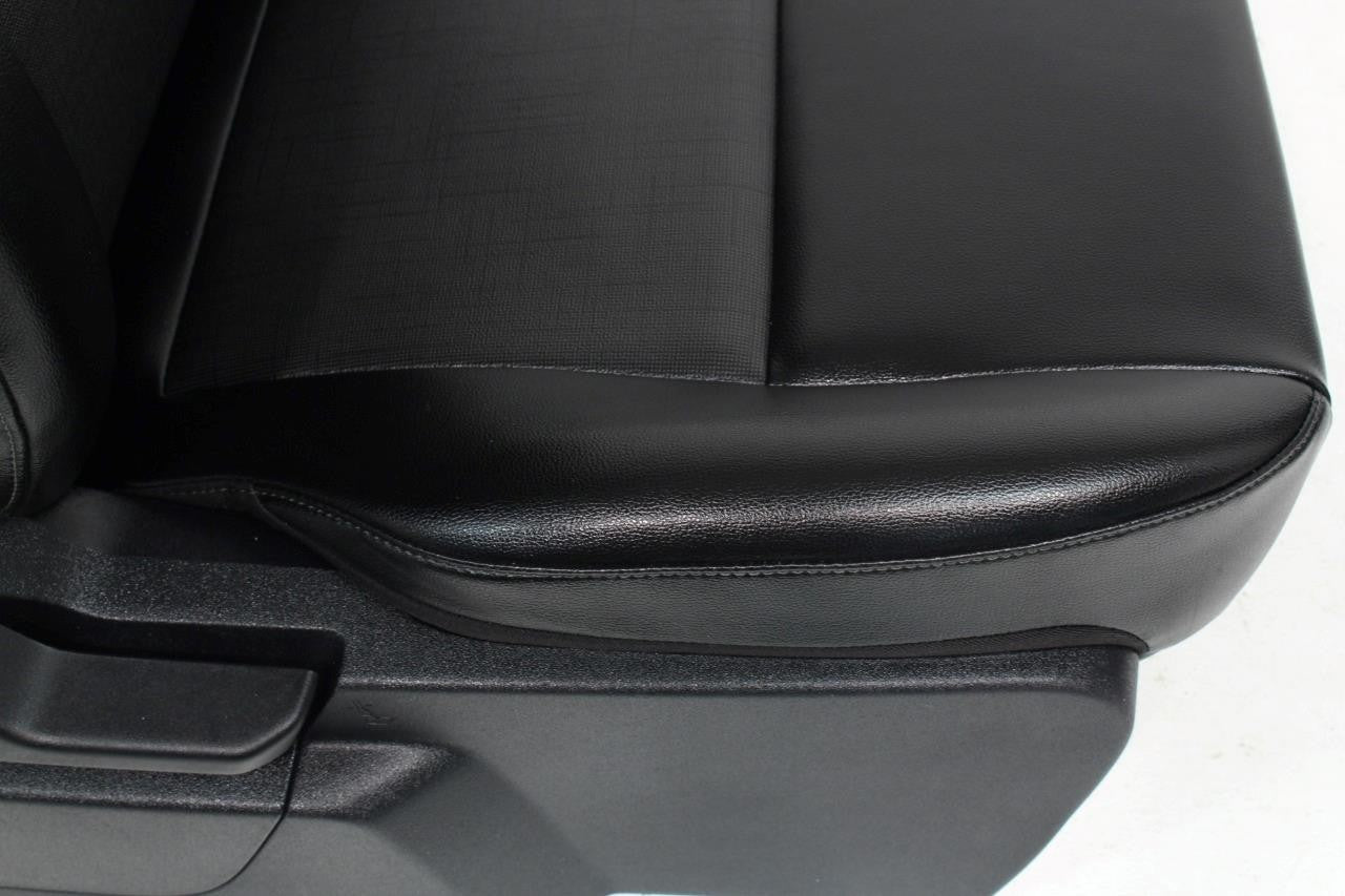 2015 - 12021 Ford Transit 150 250 350 Van Vinyl Front Bucket Seats Black Armrest