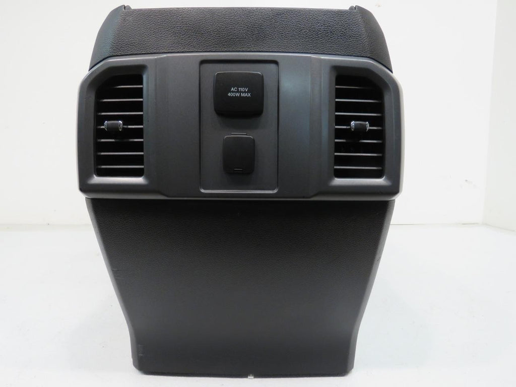 15-22 Ford Truck Center Console & Install Kit w/o Shifter - Black Leather XLT