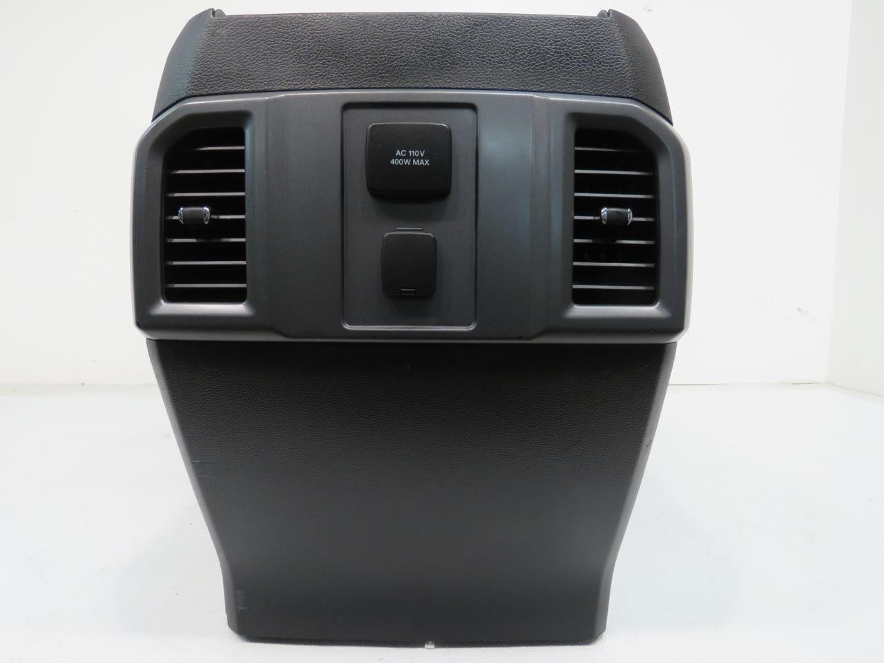 15-22 Ford Truck Center Console & Install Kit w/o Shifter - Black Leather XLT