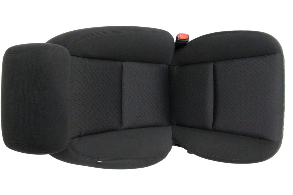 2007 - 2014 GM Silverado Tahoe Suburban Front Seats, LT Powered Black Cloth OEM