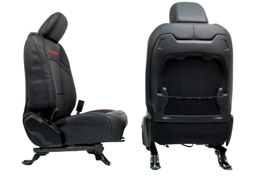 2018-2026 Jeep Wrangler 2dr JL Front & Rear Seats, Rubicon Heated Black Leather