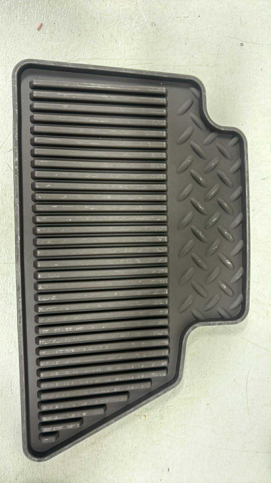 2014 - 2018 Sierra Silverado OEM Floor Mat Set, Black Rubber Slush Extended Cab