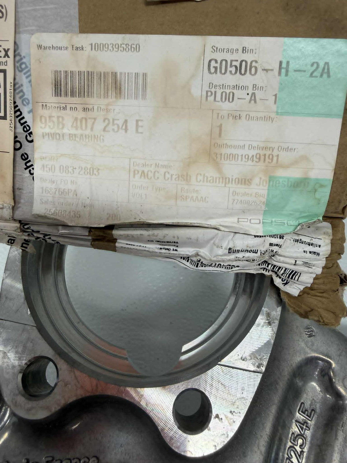 2015 - 2026 OEM Porsche Macan Steering Knuckle, Passenger Right Front 95b407254E