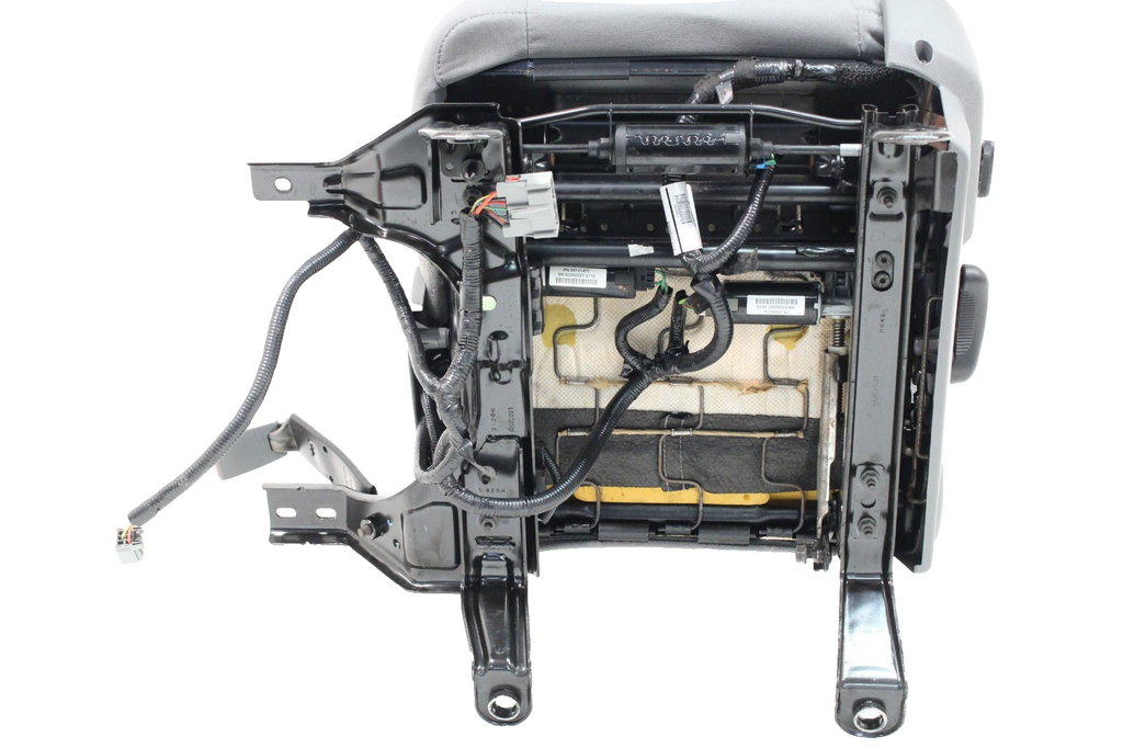 2006 - 2009 Dodge Ram Powered Drivers Seat, OEM YES Slate Gray Cloth w/ Lumbar