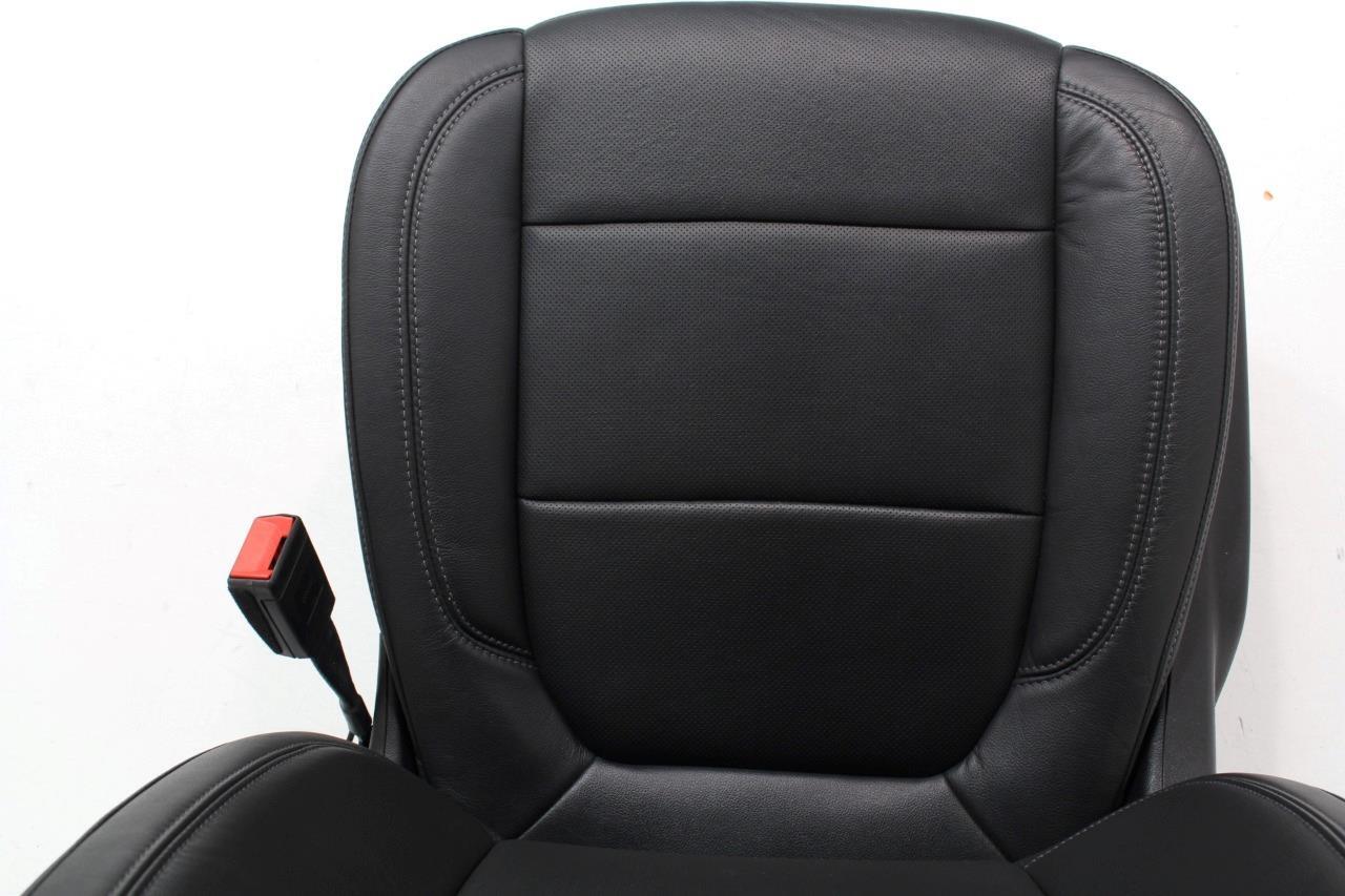 19-22 Silverado Sierra Heated Cooled Black Leather Seats Front & Rear Set OEM