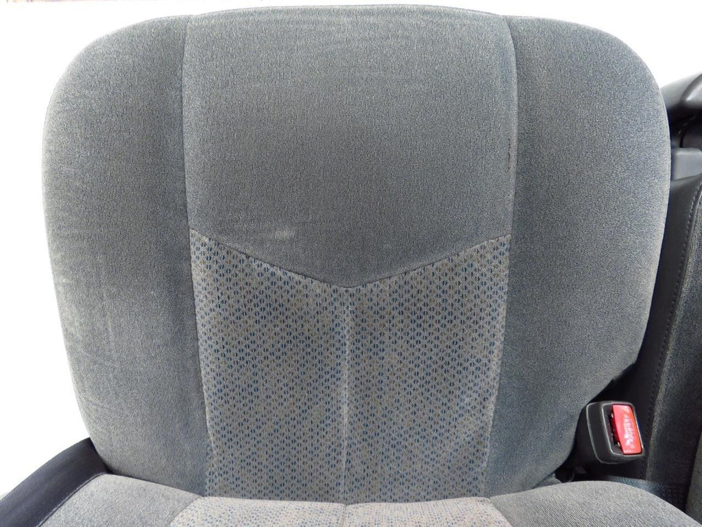 1999 - 2006 Chevy Silverado Seats, Split Front Bench Seat, Dark Gray Cloth OEM