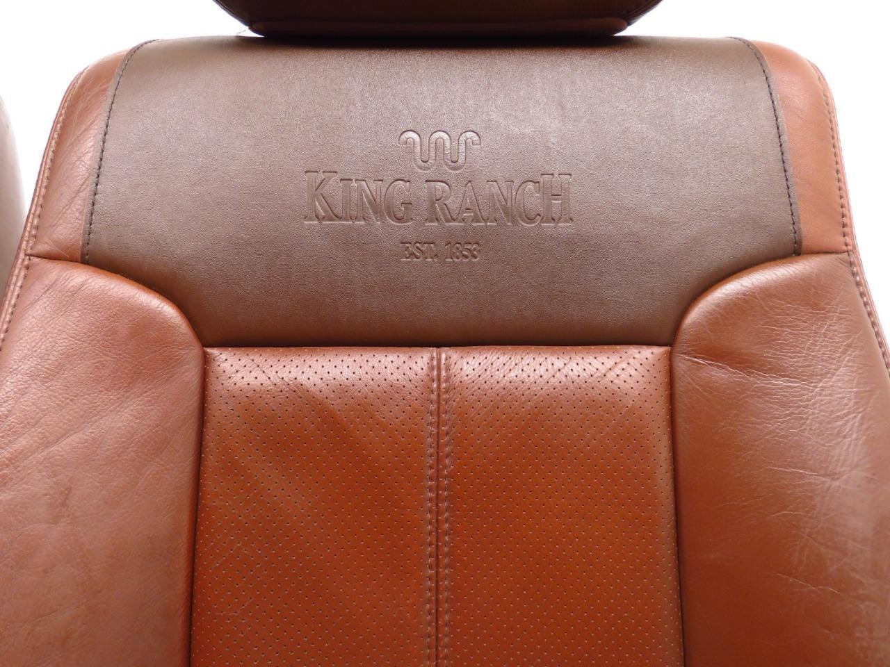 1999 - 2016 Ford Super Duty Front Seats, King Ranch Leather Power Heat Cool Crew