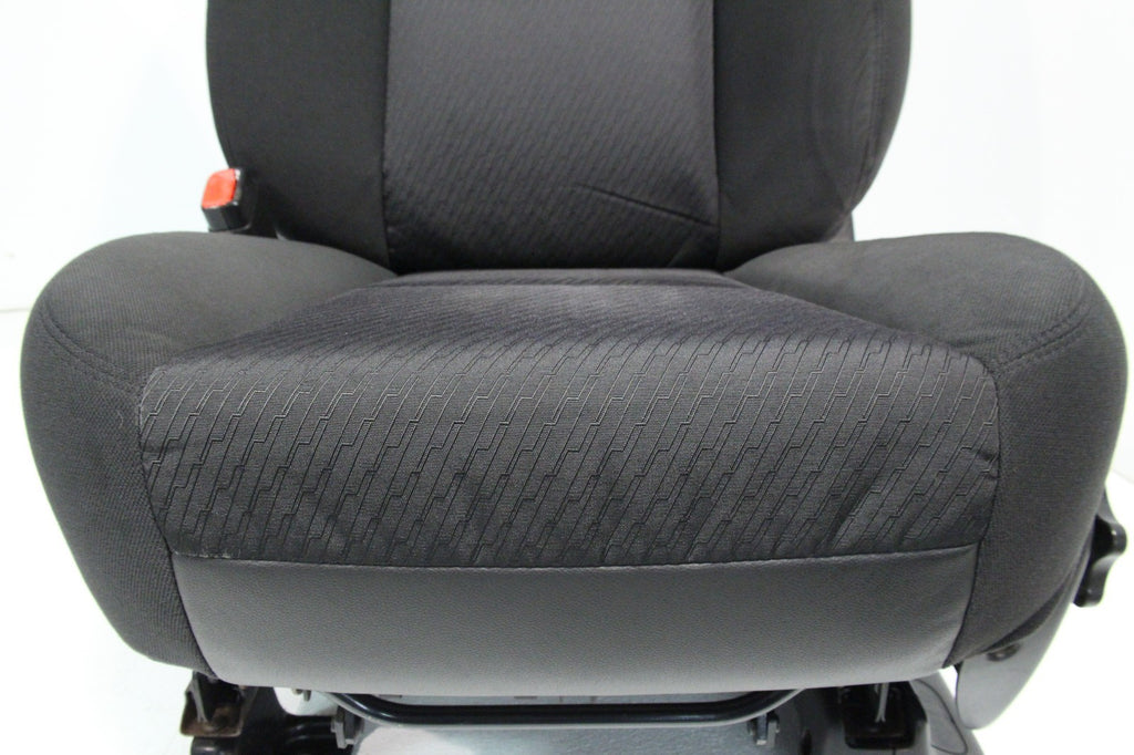 2007 - 2014 GM Silverado Tahoe Suburban Front Seats, LT Powered Black Cloth OEM