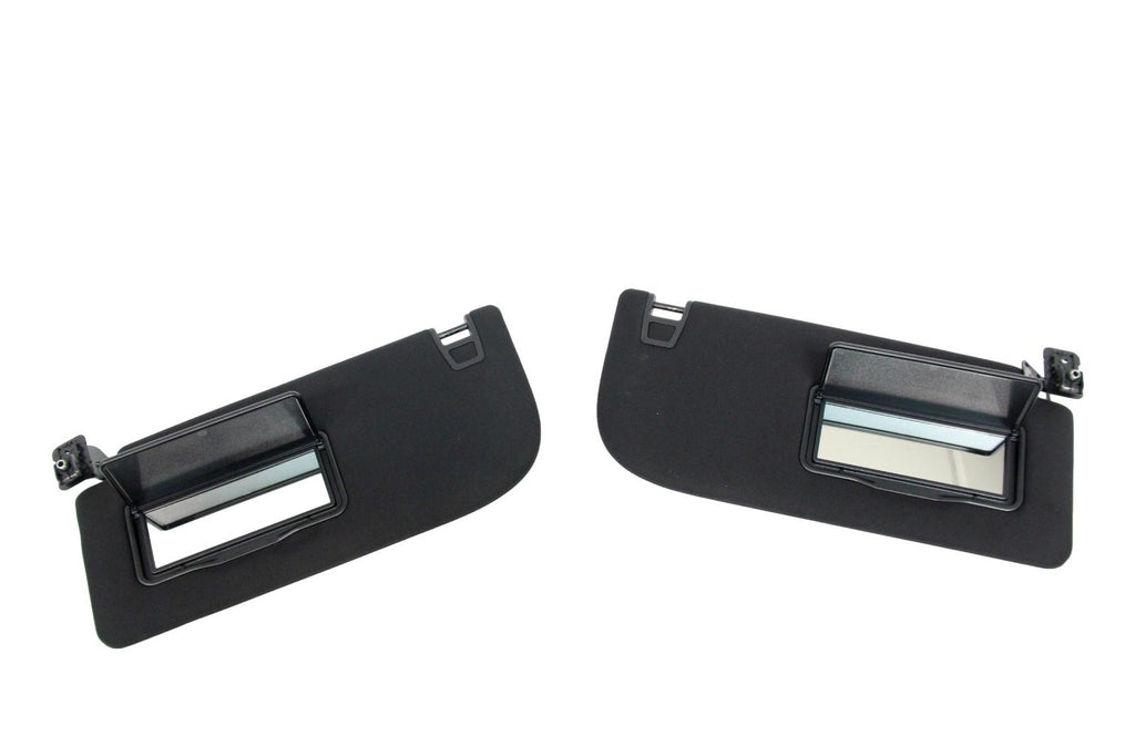 2021 - 2025 Ford F150 OEM Sun Visor Set w/ Mirrors, OEM Black Cloth XL