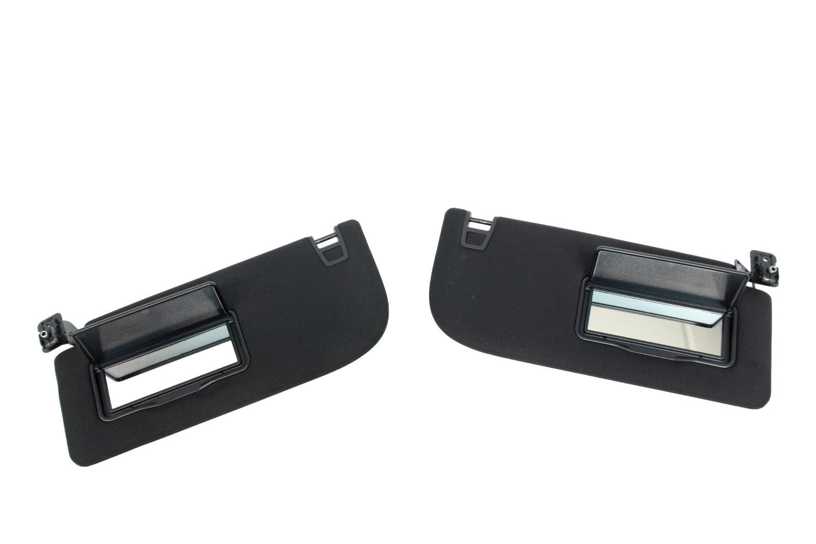 2021 - 2025 Ford F150 OEM Sun Visor Set w/ Mirrors, OEM Black Cloth XL