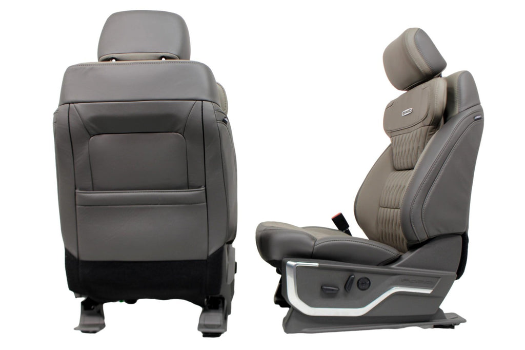 2026 Ford F250 F350 Platinum Plus Complete Leather Interior, Smoked Truffle 703A