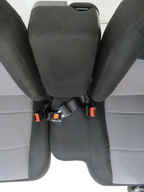 1998 - 2003 Ford Ranger Seats, Extended Cab 60-40 Split Bench, Black Gray Cloth