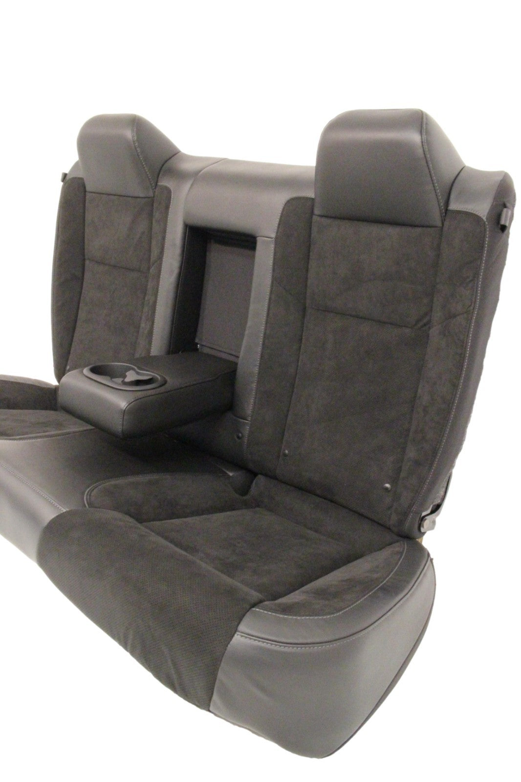 2008 - 2023 Dodge Challenger Seats Set,  Black Leather Suede w/ T/A Embroidery