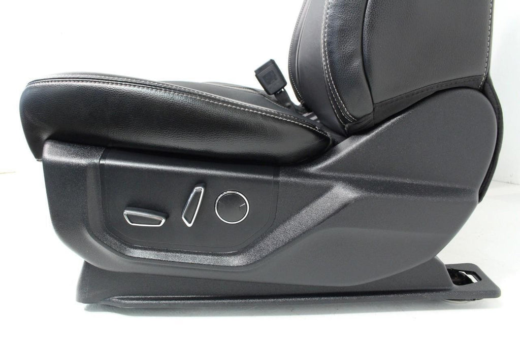 2015-2022 Ford F150 Super Duty Lariat Front Seats, Black Leather Heat Ventilated