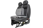 2014 - 2025 Ram ProMaster Front Passenger Seat, Black Vinyl Bench w/ Center Seat