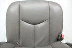 99-06 Chevy Silverado Sierra Tahoe Yukon Seats, Pewter Gray Leather Power Heated
