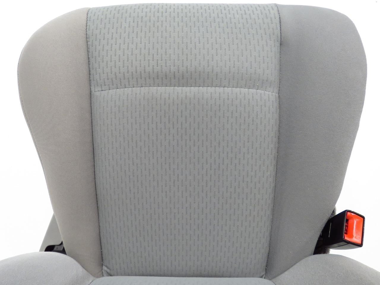 Ford VAN SEATS E150 E250 E350 front bucket VAN seats GRAY w/ ARMRESTS ECONOLINE