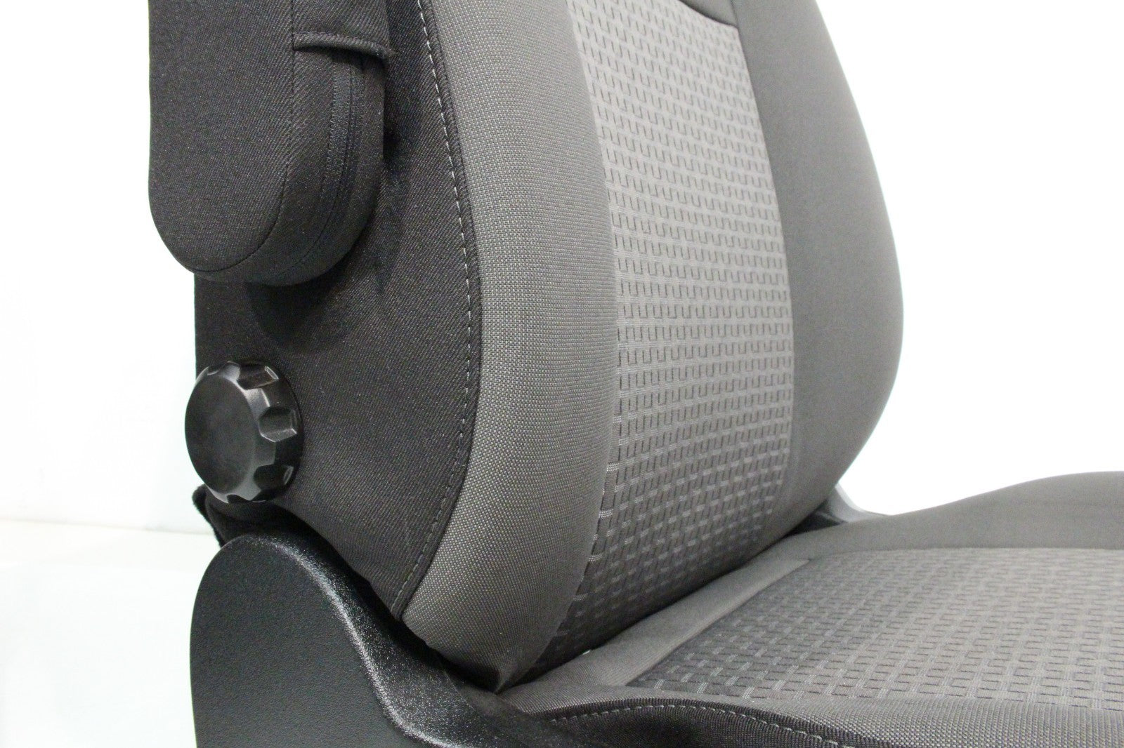 2015 - 2026 Ford Transit Seats, Dark Gray Cloth, Manual w/ Dual Armrests Lumbar