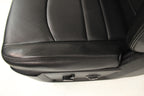 2002 - 2018 Dodge Ram Seats Set, Crew Cab Roadwire Black Leather w/ Power Driver