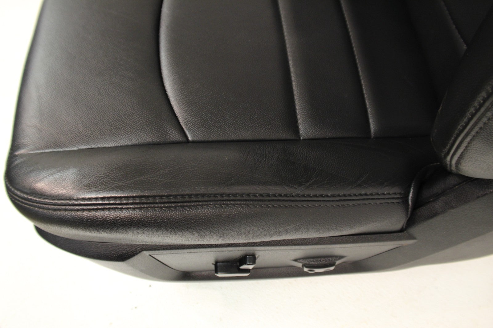 2002 - 2018 Dodge Ram Seats Set, Crew Cab Roadwire Black Leather w/ Power Driver