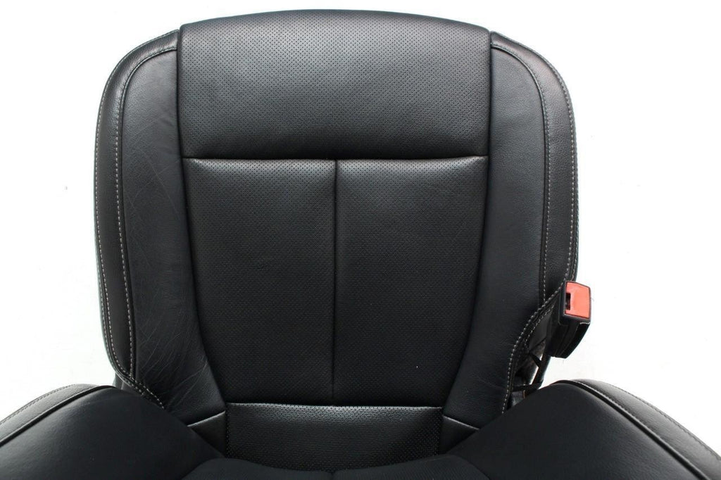 2015-2022 Ford F150 Super Duty Lariat Front Seats, Black Leather Heat Ventilated