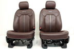 2015 - 2022 Ford F150 Super Duty Platinum Seats Set, Brunello Leather Heat Cool
