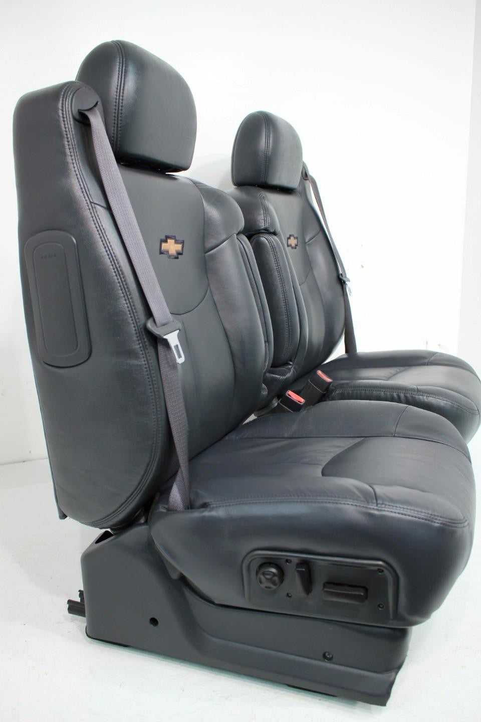 99 - 2006 Silverado Sierra Tahoe Yukon Heated Power Leather Seats Graphite Gray