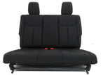 2007 - 2018 Jeep JK Wrangler 2-Door Rear Seat, OEM Black Cloth Folding Bench