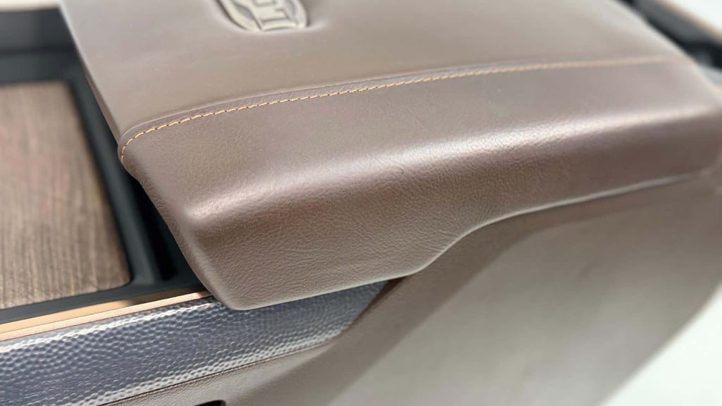 2019 - 2026 DT Ram 1500 Center Console, Brown Leather LONGHORN Wireless Charging