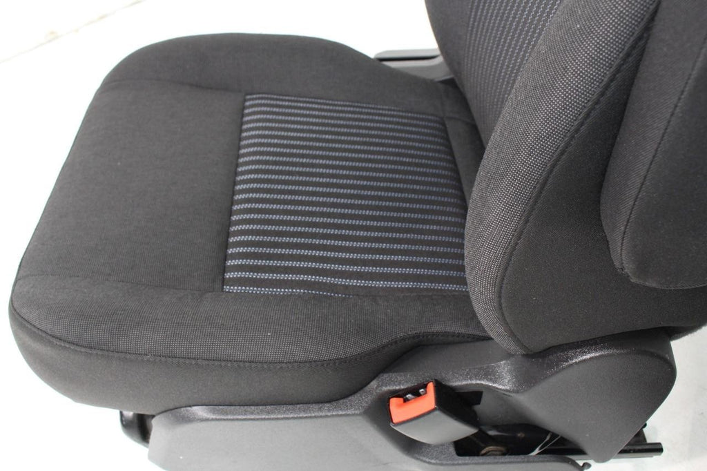 2015 - 2023 Ford Transit Black Cloth Front Bucket Seats with Armrests